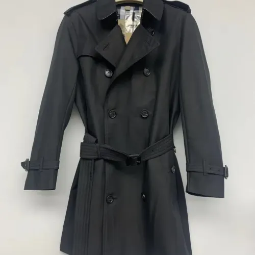 Wholesale Burberry Trench Coat Long Sleeved For Men #1439757 $215.00 USD, Wholesale Quality Replica Burberry Trench Coat