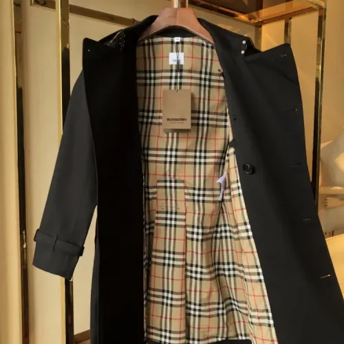 Replica Burberry Trench Coat Long Sleeved For Men #1439758 $215.00 USD for Wholesale
