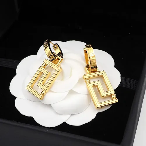 Replica Versace Earrings For Women #1439768 $25.00 USD for Wholesale