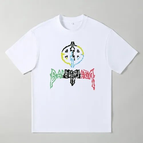 Wholesale Balenciaga Oversize T-Shirts Short Sleeved For Men #1439844 $25.00 USD, Wholesale Quality Replica Balenciaga T-Shirts