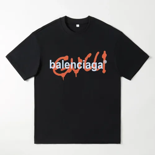 Wholesale Balenciaga Oversize T-Shirts Short Sleeved For Men #1439847 $25.00 USD, Wholesale Quality Replica Balenciaga T-Shirts
