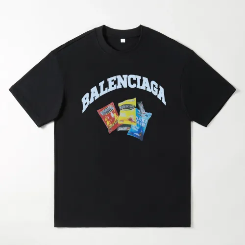 Wholesale Balenciaga Oversize T-Shirts Short Sleeved For Men #1439849 $25.00 USD, Wholesale Quality Replica Balenciaga T-Shirts