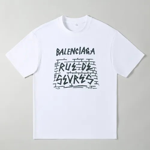 Wholesale Balenciaga Oversize T-Shirts Short Sleeved For Men #1439850 $25.00 USD, Wholesale Quality Replica Balenciaga T-Shirts