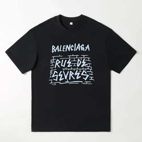 Wholesale Balenciaga Oversize T-Shirts Short Sleeved For Men #1439851 $25.00 USD, Wholesale Quality Replica Balenciaga T-Shirts