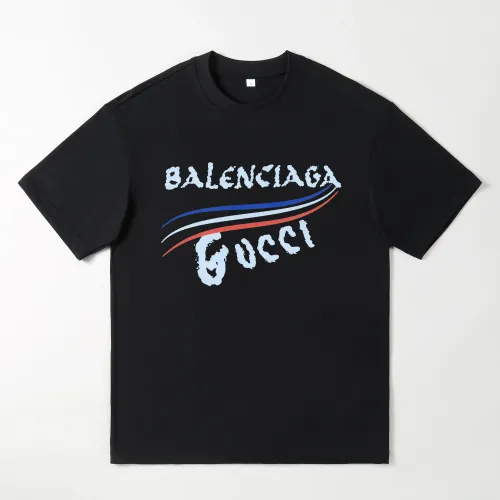 Wholesale Balenciaga Oversize T-Shirts Short Sleeved For Men #1439853 $25.00 USD, Wholesale Quality Replica Balenciaga T-Shirts