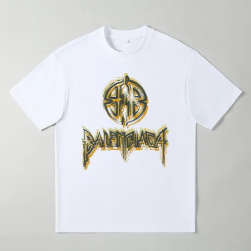 Wholesale Balenciaga Oversize T-Shirts Short Sleeved For Men #1439854 $25.00 USD, Wholesale Quality Replica Balenciaga T-Shirts