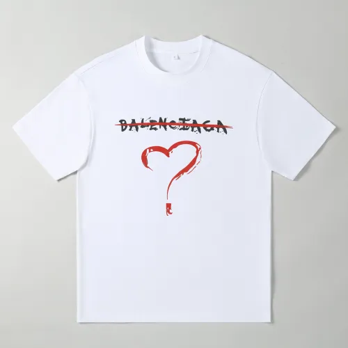 Wholesale Balenciaga Oversize T-Shirts Short Sleeved For Men #1439860 $25.00 USD, Wholesale Quality Replica Balenciaga T-Shirts
