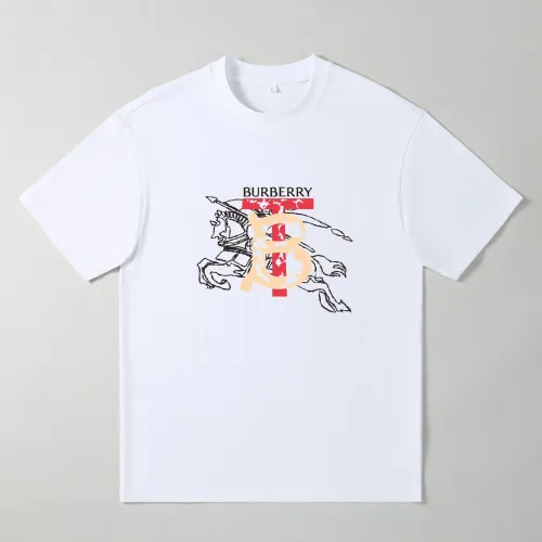 Wholesale Burberry Oversize T-Shirts Short Sleeved For Men #1439862 $25.00 USD, Wholesale Quality Replica Burberry T-Shirts