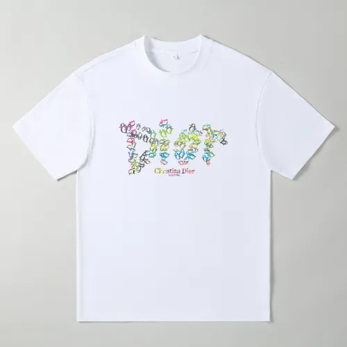 Wholesale Christian Oversize T-Shirts Short Sleeved For Men #1439870 $25.00 USD, Wholesale Quality Replica Christian Dior T-Shirts