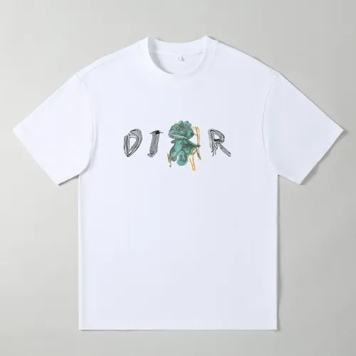 Wholesale Christian Oversize T-Shirts Short Sleeved For Men #1439872 $25.00 USD, Wholesale Quality Replica Christian Dior T-Shirts