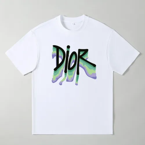 Wholesale Christian Oversize T-Shirts Short Sleeved For Men #1439878 $25.00 USD, Wholesale Quality Replica Christian Dior T-Shirts