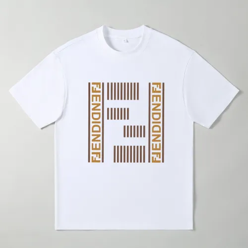 Wholesale Fendi Oversize T-Shirts Short Sleeved For Men #1439882 $25.00 USD, Wholesale Quality Replica Fendi T-Shirts