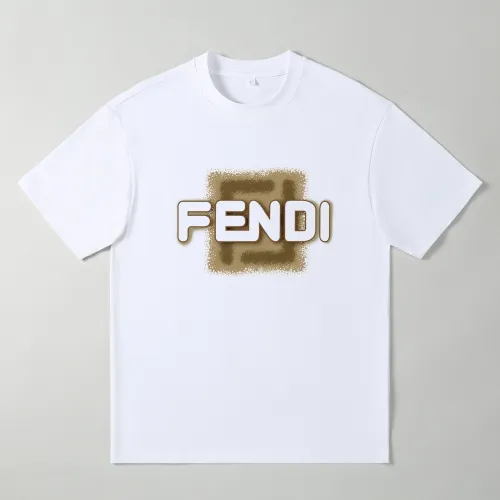 Wholesale Fendi Oversize T-Shirts Short Sleeved For Men #1439890 $25.00 USD, Wholesale Quality Replica Fendi T-Shirts