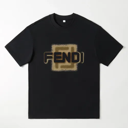 Wholesale Fendi Oversize T-Shirts Short Sleeved For Men #1439891 $25.00 USD, Wholesale Quality Replica Fendi T-Shirts