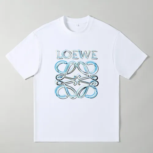 Wholesale LOEWE Oversize T-Shirts Short Sleeved For Men #1439896 $25.00 USD, Wholesale Quality Replica LOEWE T-Shirts