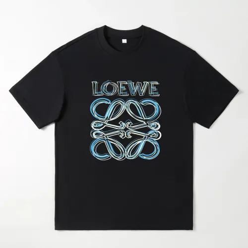 Wholesale LOEWE Oversize T-Shirts Short Sleeved For Men #1439897 $25.00 USD, Wholesale Quality Replica LOEWE T-Shirts