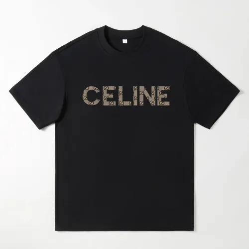 Wholesale Celine Oversize T-Shirts Short Sleeved For Men #1439907 $25.00 USD, Wholesale Quality Replica Celine T-Shirts