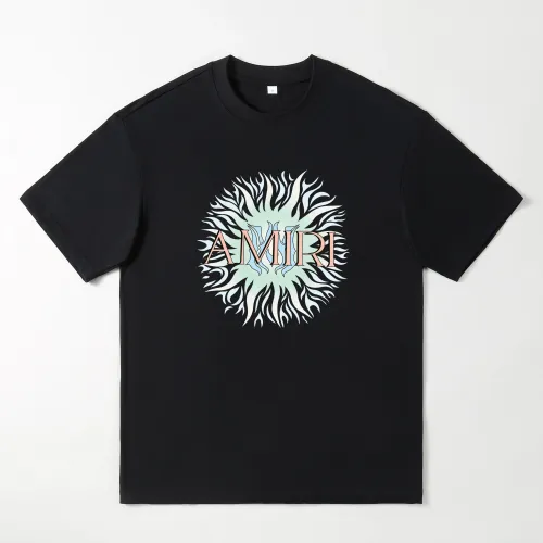 Wholesale Amiri T-Shirts Short Sleeved For Men #1439909 $25.00 USD, Wholesale Quality Replica Amiri T-Shirts