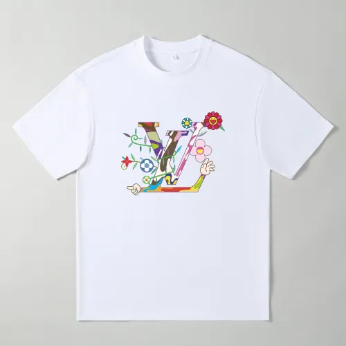 Wholesale Louis Vuitton LV Oversize T-Shirts Short Sleeved For Men #1439916 $25.00 USD, Wholesale Quality Replica Louis Vuitton LV T-Shirts