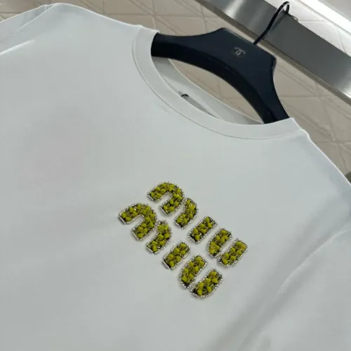 Replica MIU MIU T-Shirts Short Sleeved For Women #1439962 $60.00 USD for Wholesale