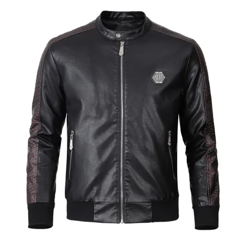 Wholesale Philipp Plein PP Jackets Long Sleeved For Men #1439968 $88.00 USD, Wholesale Quality Replica Philipp Plein PP Jackets