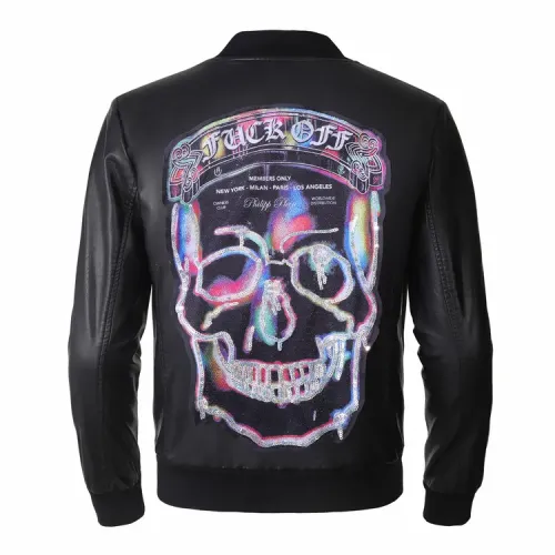 Wholesale Philipp Plein PP Jackets Long Sleeved For Men #1439972 $88.00 USD, Wholesale Quality Replica Philipp Plein PP Jackets