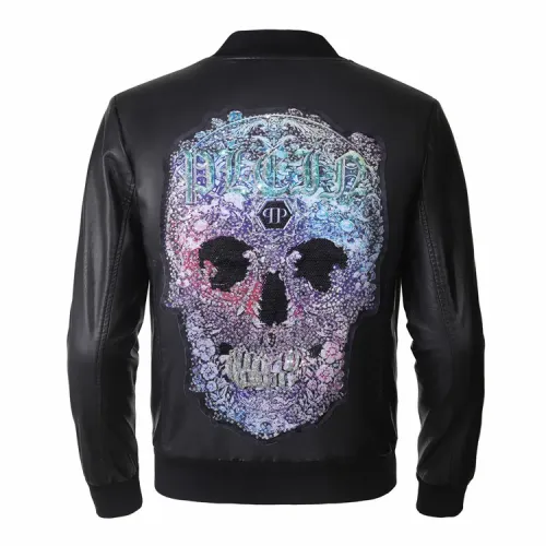 Wholesale Philipp Plein PP Jackets Long Sleeved For Men #1439974 $88.00 USD, Wholesale Quality Replica Philipp Plein PP Jackets