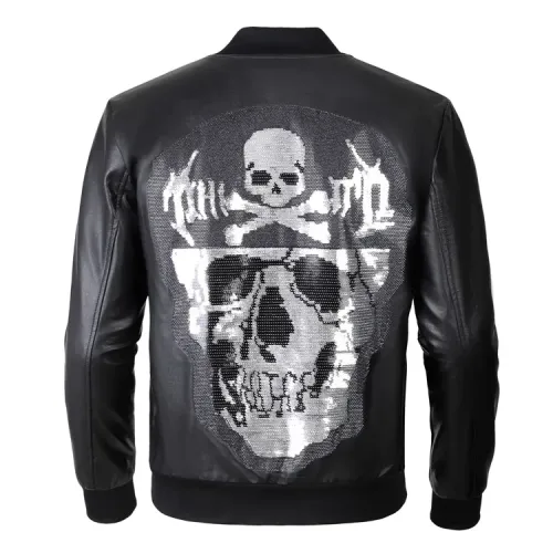 Wholesale Philipp Plein PP Jackets Long Sleeved For Men #1439977 $96.00 USD, Wholesale Quality Replica Philipp Plein PP Jackets