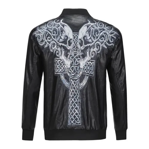 Wholesale Philipp Plein PP Jackets Long Sleeved For Men #1439983 $88.00 USD, Wholesale Quality Replica Philipp Plein PP Jackets