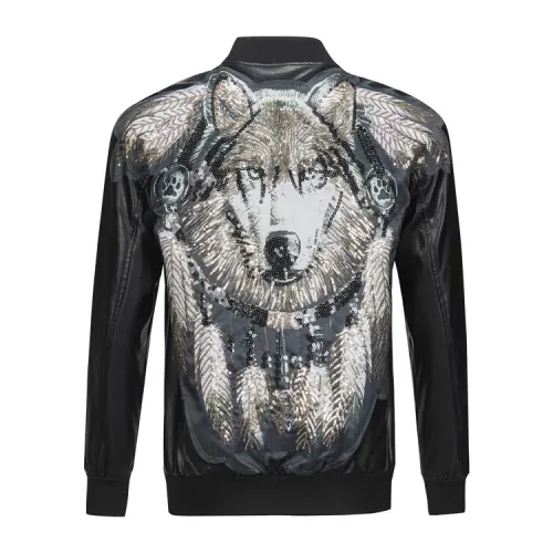 Wholesale Philipp Plein PP Jackets Long Sleeved For Men #1439984 $88.00 USD, Wholesale Quality Replica Philipp Plein PP Jackets