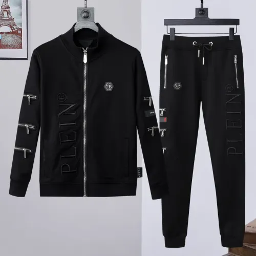 Wholesale Philipp Plein PP Tracksuits Long Sleeved For Men #1440001 $102.00 USD, Wholesale Quality Replica Philipp Plein PP Tracksuits