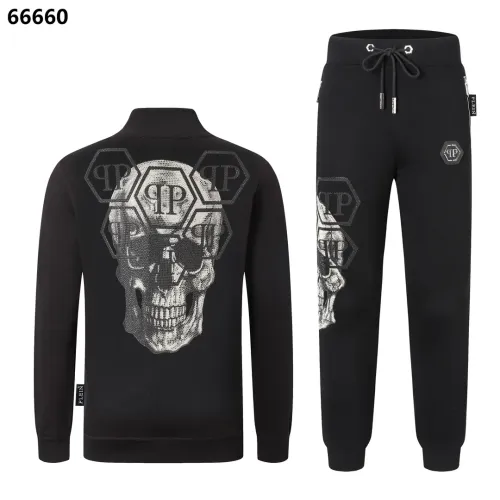 Wholesale Philipp Plein PP Tracksuits Long Sleeved For Men #1440011 $102.00 USD, Wholesale Quality Replica Philipp Plein PP Tracksuits