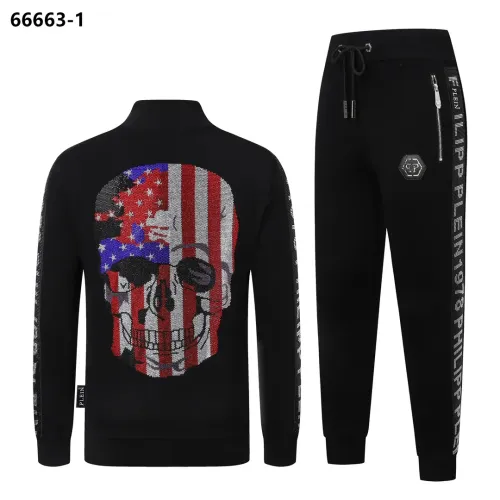 Wholesale Philipp Plein PP Tracksuits Long Sleeved For Men #1440012 $102.00 USD, Wholesale Quality Replica Philipp Plein PP Tracksuits