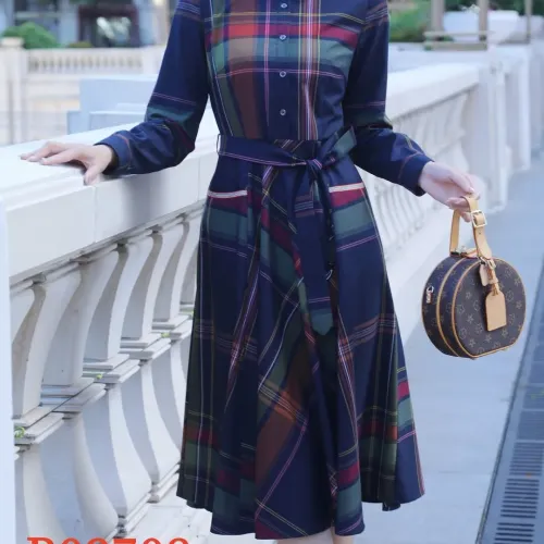 Wholesale Burberry Dresses Long Sleeved For Women #1440034 $85.00 USD, Wholesale Quality Replica Burberry Dresses