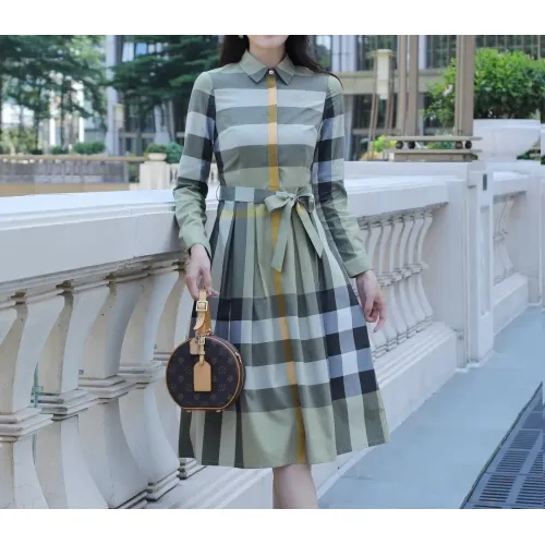 Wholesale Burberry Dresses Long Sleeved For Women #1440047 $85.00 USD, Wholesale Quality Replica Burberry Dresses