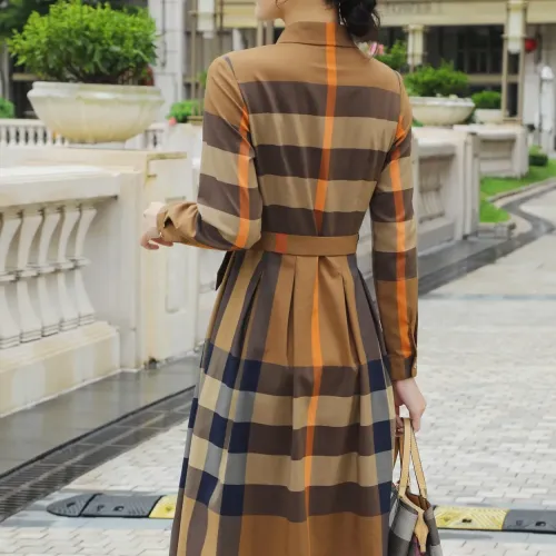 Replica Burberry Dresses Long Sleeved For Women #1440048 $85.00 USD for Wholesale
