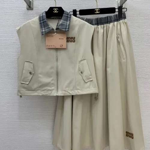 Wholesale MIU MIU Tracksuits Sleeveless For Women #1440051 $108.00 USD, Wholesale Quality Replica MIU MIU Tracksuits