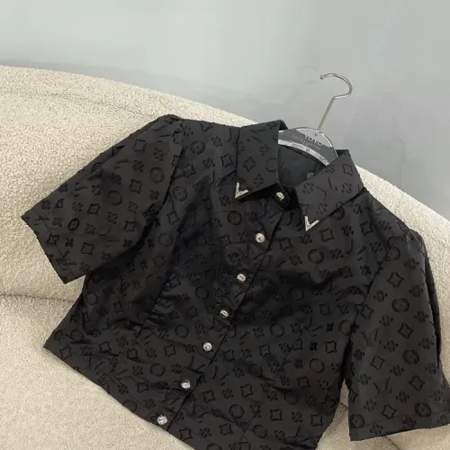 Replica Louis Vuitton LV Tracksuits Short Sleeved For Women #1440052 $88.00 USD for Wholesale