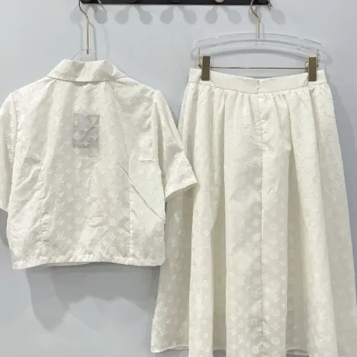 Replica Louis Vuitton LV Tracksuits Short Sleeved For Women #1440053 $88.00 USD for Wholesale