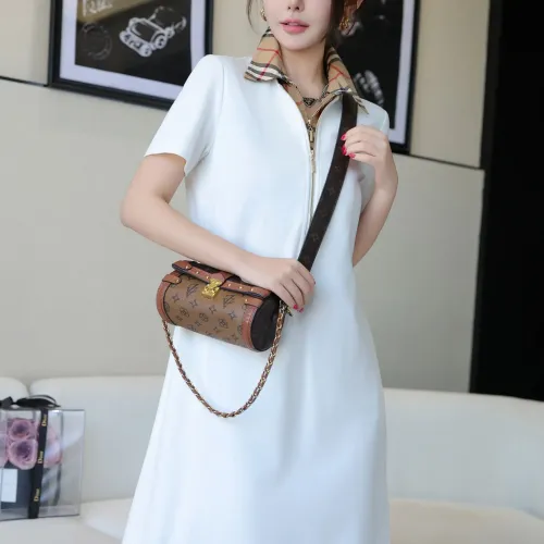 Replica Burberry Dresses Short Sleeved For Women #1440055 $85.00 USD for Wholesale