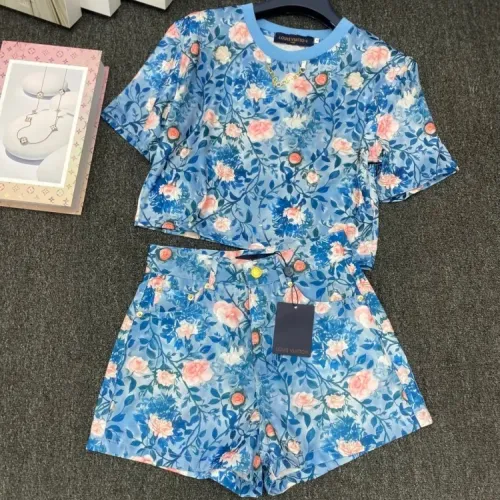 Wholesale Louis Vuitton LV Tracksuits Short Sleeved For Women #1440058 $100.00 USD, Wholesale Quality Replica Louis Vuitton LV Tracksuits