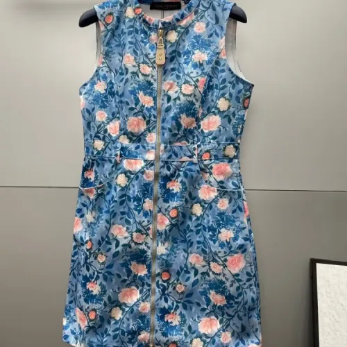 Replica Louis Vuitton LV Dresses Sleeveless For Women #1440065 $76.00 USD for Wholesale