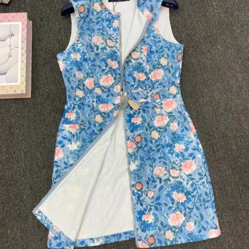 Replica Louis Vuitton LV Dresses Sleeveless For Women #1440065 $76.00 USD for Wholesale