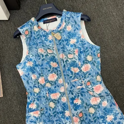 Replica Louis Vuitton LV Dresses Sleeveless For Women #1440065 $76.00 USD for Wholesale