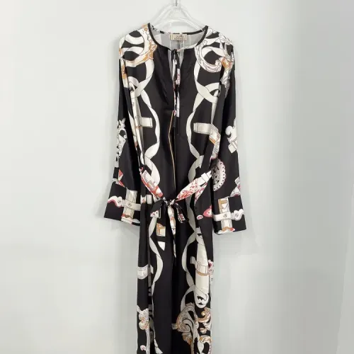 Wholesale Hermes Dresses Long Sleeved For Women #1440068 $82.00 USD, Wholesale Quality Replica Hermes Dresses