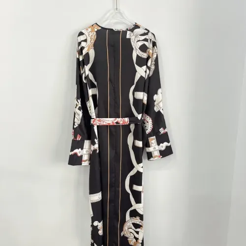 Replica Hermes Dresses Long Sleeved For Women #1440068 $82.00 USD for Wholesale