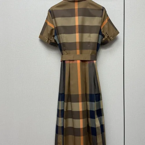 Replica Burberry Dresses Short Sleeved For Women #1440078 $85.00 USD for Wholesale