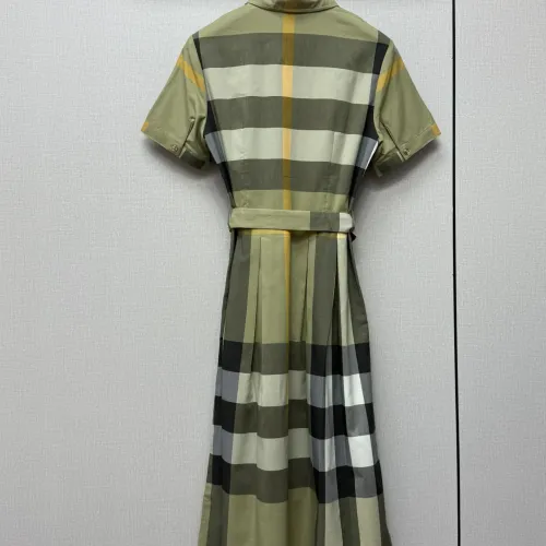 Replica Burberry Dresses Short Sleeved For Women #1440079 $85.00 USD for Wholesale