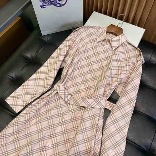 Replica Burberry Dresses Long Sleeved For Women #1440083 $88.00 USD for Wholesale