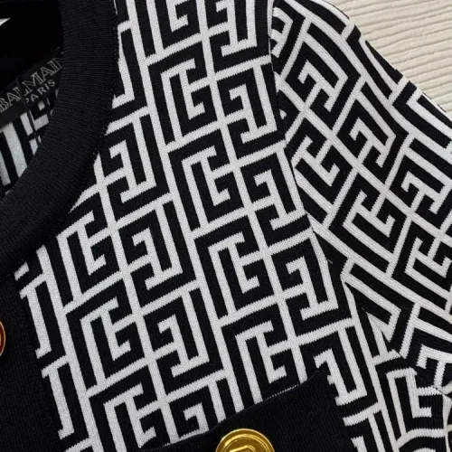 Replica Balmain Dresses Short Sleeved For Women #1440089 $105.00 USD for Wholesale